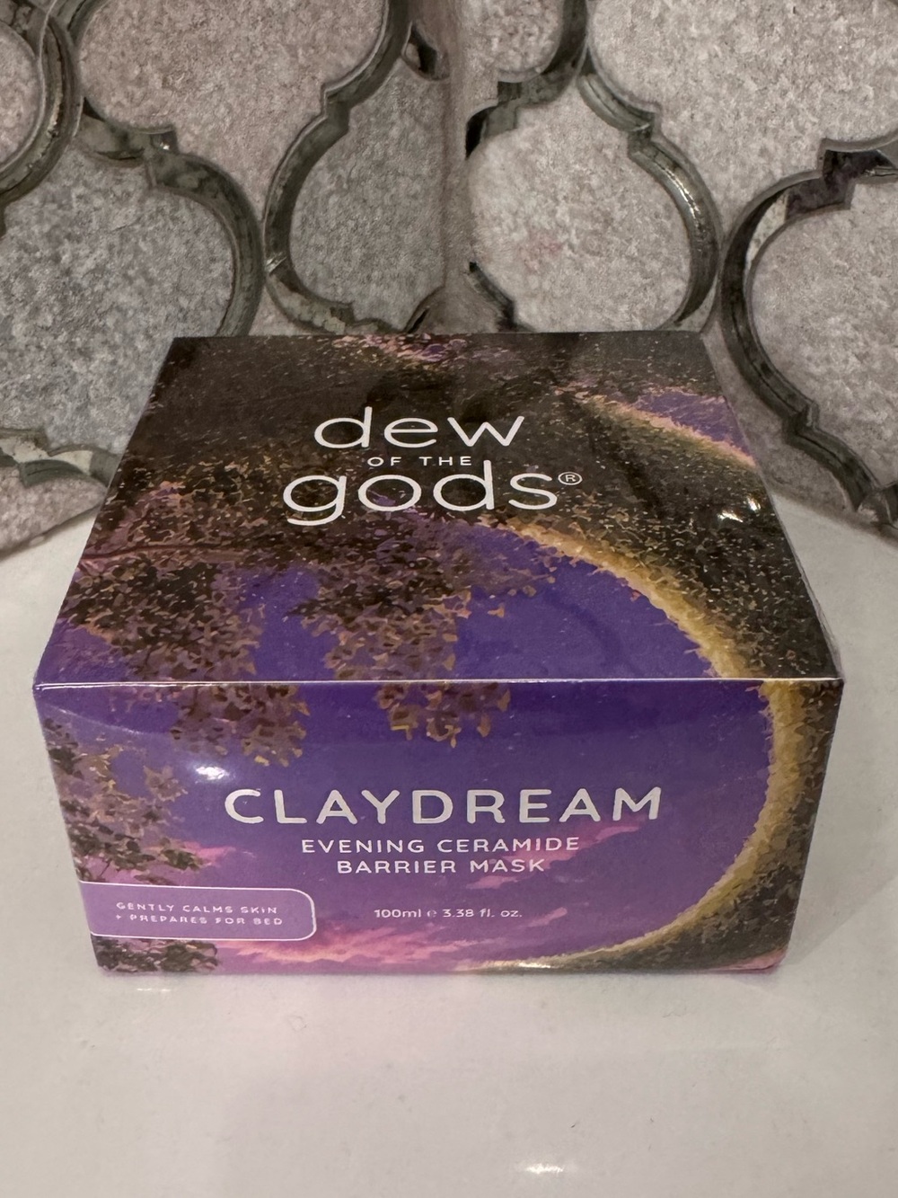 Dew of the Gods Claydream Evening Ceramide Barrier Mask - Purple